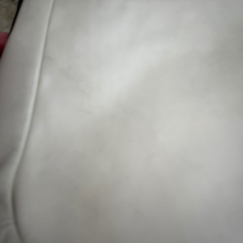 Coach kristin Leather Shoulder Bag Silver Turnlock Hobo Handbag 22308 white - Picture 8 of 14